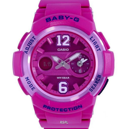 Casio Baby-G Analog Digital Resin Quartz BGA-210-4B2.G BGA210-4B2 100M Womens Watch