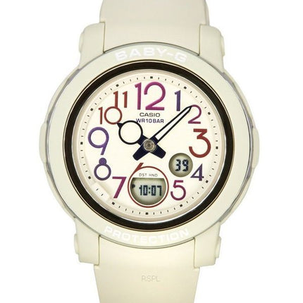 Casio Baby-G Analog Digital Retro Pop Multicolor Resin Strap White Dial Quartz BGA-290PA-7A 100M Women's Watch