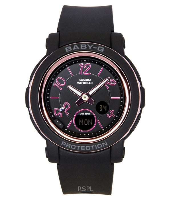 Casio Baby-G Analog Digital Resin Strap Black Dial Quartz BGA-290RA-1A 100M Women's Watch