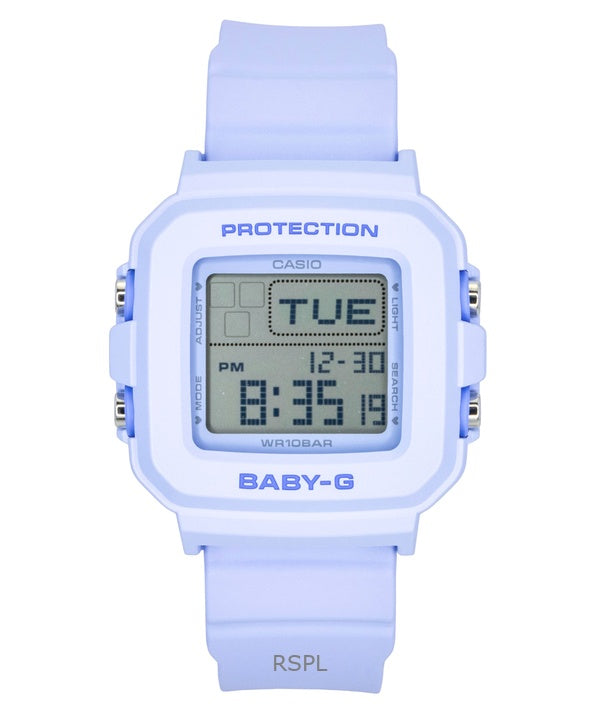 Casio Baby-G Plus Digital Resin Strap Quartz BGD-10KH-2B 100M Women's Watch With Special Holder