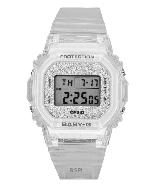 Casio Baby-G Digital Transparent Resin Strap Quartz BGD-565GC-7 100M Women's Watch