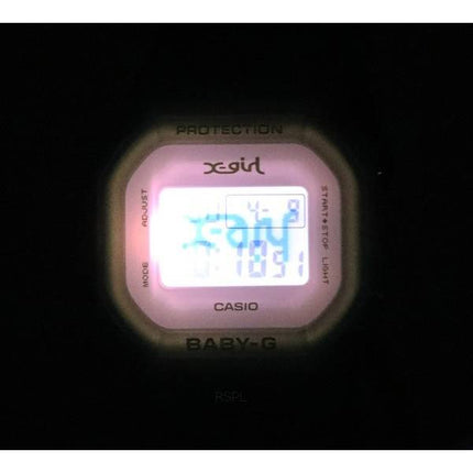 Casio Baby-G X-Girl Collaboration Digital Quartz BGD-565XG-2 BGD565XG-2 100M Women's Watch With Gift Set