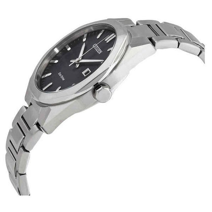Citizen Eco-Drive Stainless Steel Black Dial BM7600-81E 100M Mens Watch
