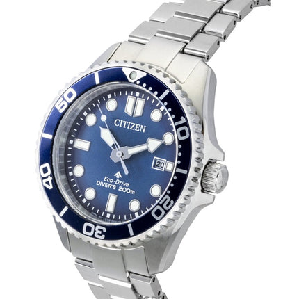 Citizen Promaster Dive Stainless Steel Blue Dial Eco-Drive BN0260-54L 200M Men's Watch