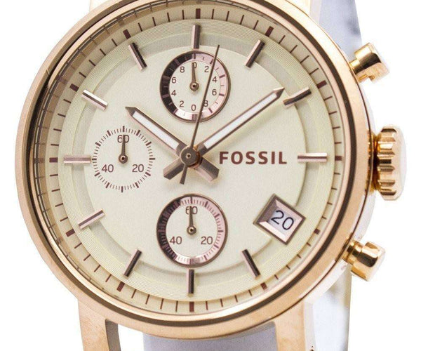 Fossil Original BoyFriend Chronograph Stainless Steel C181020-WHT