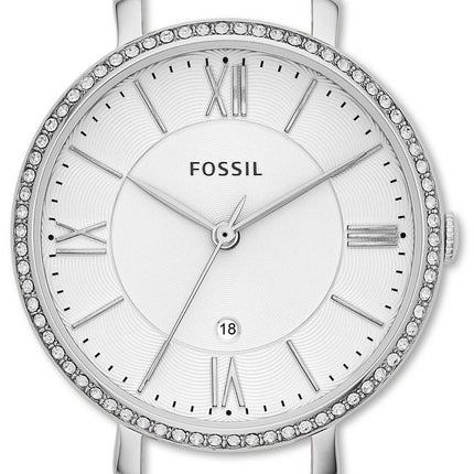Fossil Jacqueline Date Display Stainless Steel C141014 Women's Watch