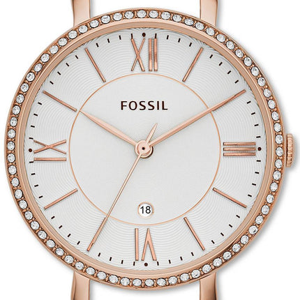 Fossil Jacqueline Date Display Stainless Steel C141016 Women's Watch