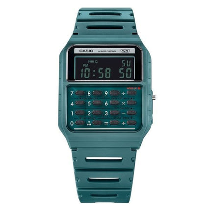 Casio POP Vintage Calculator Digital Green Bio-Based Resin Strap Quartz CA-53WB-3B Unisex Watch