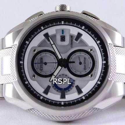 Citizen Eco-Drive Chronograph Super Titanium CA0201-51B Mens Watch