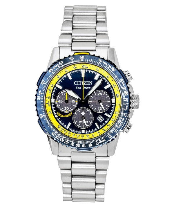 Citizen Promaster Navihawk Special Edition Chronograph Blue Dial Eco-Drive Diver's CA4667-53L 200M Men's Watch