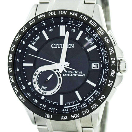 Citizen Eco-Drive Satellite Wave World Time Japan Made CC3007-55E Men's Watch