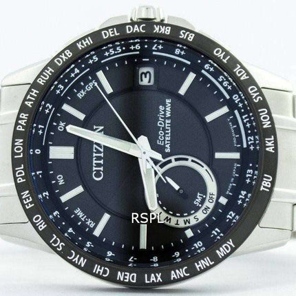 Citizen Eco-Drive Satellite Wave World Time Japan Made CC3007-55E Men's Watch