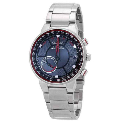 Citizen Eco-Drive Perpetual World Time Satellite Wave Black Dial CC3031-51E 100M Men's Watch
