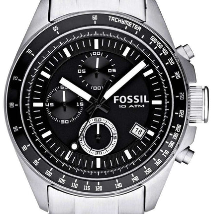 Fossil Decker Chronograph Black Dial CH2600 Mens Watch