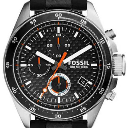 Fossil Decker Quartz Chronograph Black Dial 100M CH2956 Mens Watch