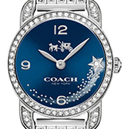 Coach Delancey Blue Dial Crystal Accents Quartz 14502669 Women's Watch