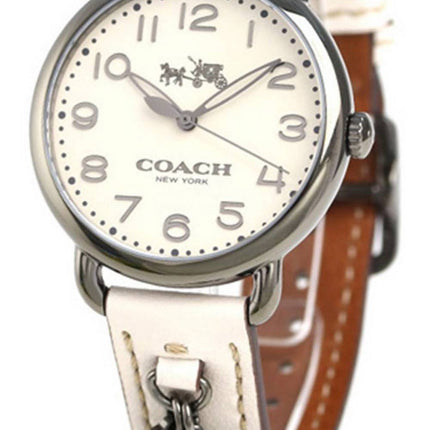 Coach Delancey White Dial Stainless Steel Quartz 14502743 Women's Watch