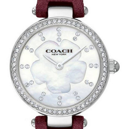 Coach Park Crystal Accents Leather 14503102 Women's Watch