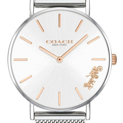 Coach Perry Silver Dial Stainless Steel Quartz 14503124 Women's Watch