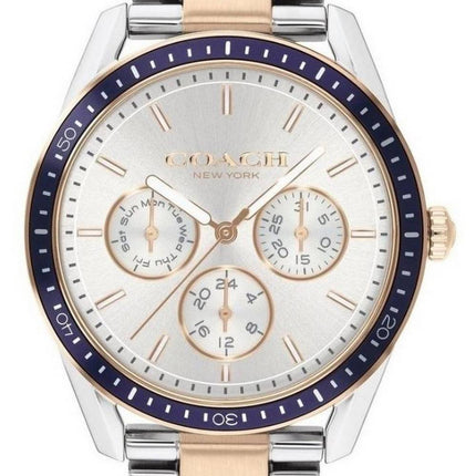Coach Preston Silver Dial Two Tone Stainless Steel Quartz 14503269 Women's Watch