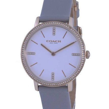 Coach Audrey Crystal Accents Leather Quartz CO14503352 Women's Watch