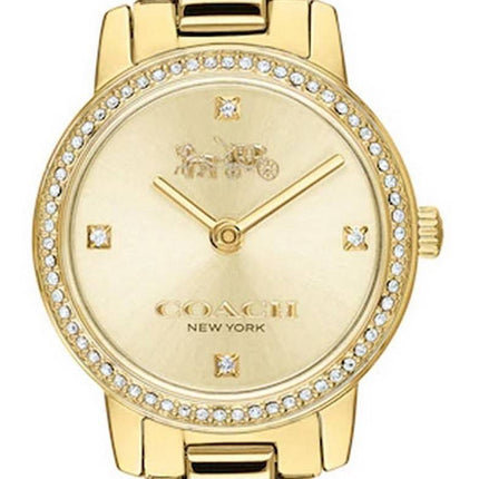 Coach Audrey Gold Tone Stainless Steel Quartz 14503367 Women's Watch