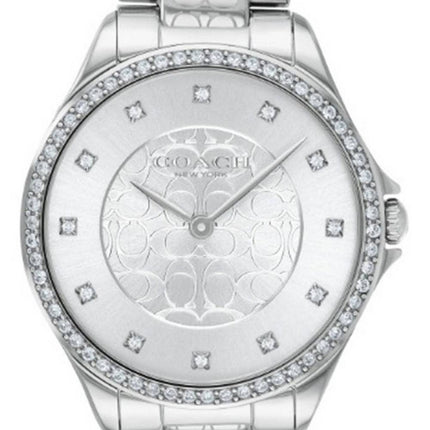 Coach Astor Crystal Accents Stainless Steel Quartz 14503503 Women's Watch