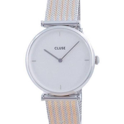 Cluse Triomphe White Dial Stainless Steel Quartz CW0101208003 Womens Watch