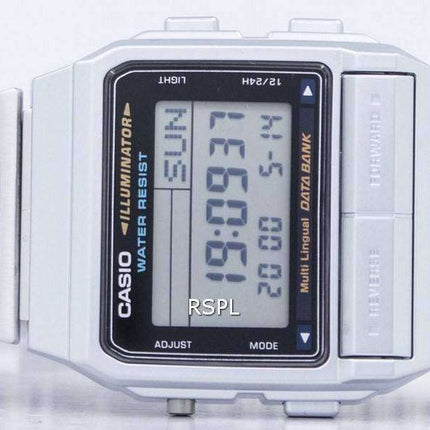 Casio Digital 5 Alarm Multi-Lingual Data Bank DB-380-1DF DB-380-1 Mens Watch