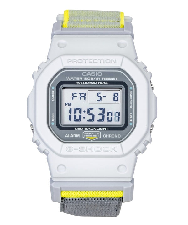 Casio G-Shock Textile Strap Digital Quartz DW-5600MNC-7A8 200M Men's Watch