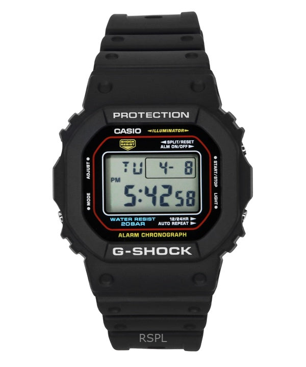 Casio G-Shock Digital Bio-Based Resin Quartz DW-5600RL-1 200M Men's Watch