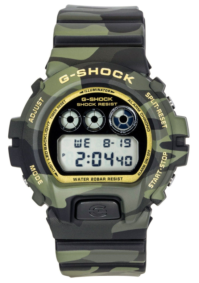 Casio G-Shock Digital Resin Strap Quartz DW-6900CMG-3 200M Men's Watch