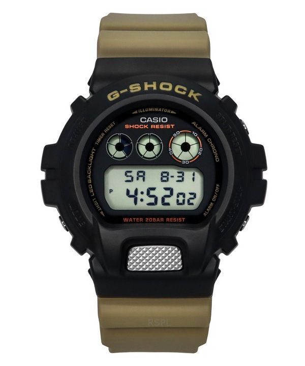 Casio G-Shock Digital Resin Strap Black Dial Quartz DW-6900TU-1A5