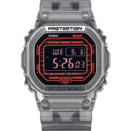 Casio G-Shock Mobile Link Digital Resin Strap Quartz DW-B5600G-1 200M Mens Watch