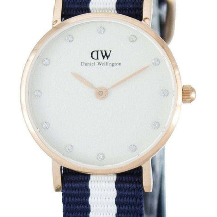 Daniel Wellington Classy Glasgow Quartz Crystal Accent DW00100066 (0908DW) Womens Watch
