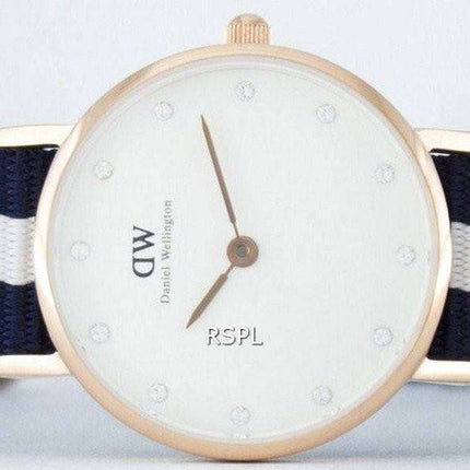 Daniel Wellington Classy Glasgow Quartz Crystal Accent DW00100066 (0908DW) Womens Watch