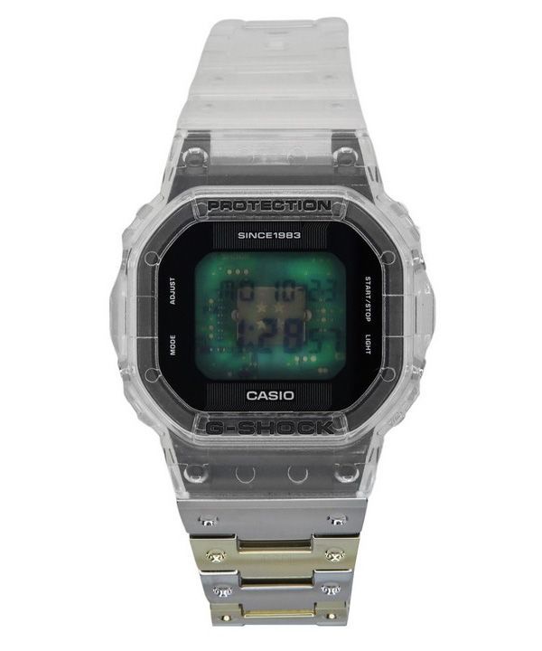 Casio G-Shock 40th Anniversary Limited Edition Digital Clear Remix Transparent Quartz DWE-5640RX-7 200M Men's Watch