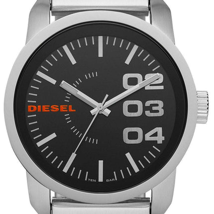 Diesel Black Dial Stainless Steel WR100M DZ1370 Mens Watch