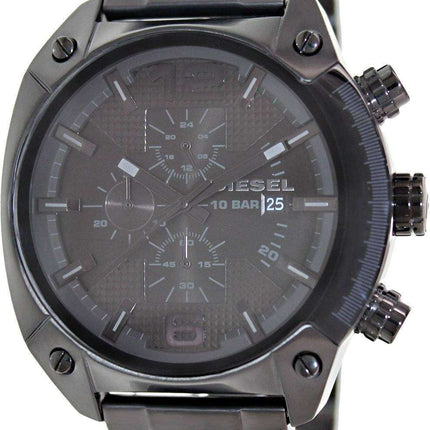 Diesel Advanced Chronograph Black Dial Ion Plated DZ4223 Mens Watch