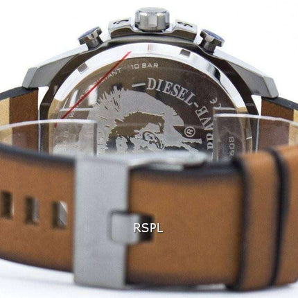 Diesel Mega Chief Quartz Chronograph Gunmetal IP DZ4280 Mens Watch
