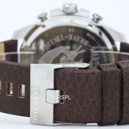 Diesel Mega Chief Chronograph Grey Dial DZ4290 Mens Watch