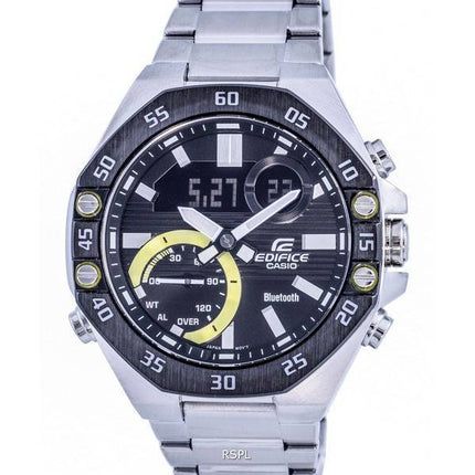 Casio Edifice Mobile link Analog Digital Quartz ECB-10DB-1B ECB10DB-1B 100M Mens Watch