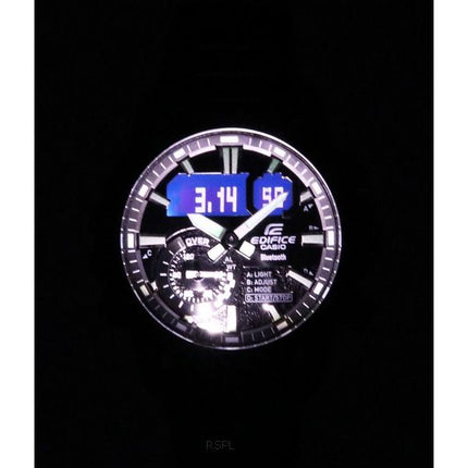 Casio Edifice Sospensione Smartphone Link Bluetooth Analog Digital Black Dial Quartz ECB-40BK-1A 100 Men's Watch