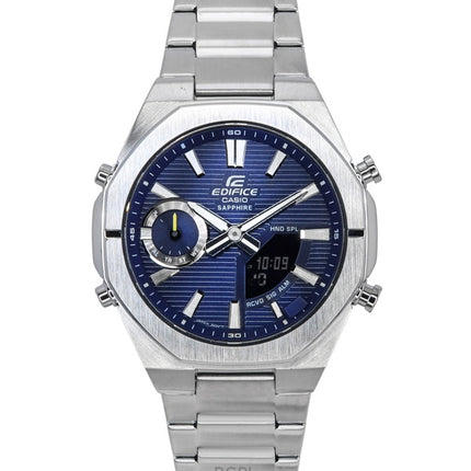 Casio Edifice Analog Digital Smartphone Link Blue Dial Tough Solar ECB-S10D-2A 100M Men's Watch