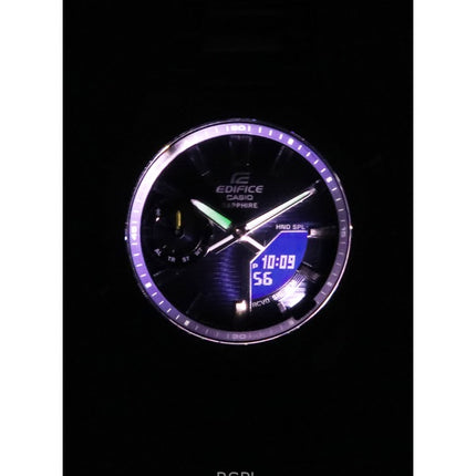Casio Edifice Analog Digital Smartphone Link Blue Dial Tough Solar ECB-S10D-2A 100M Men's Watch