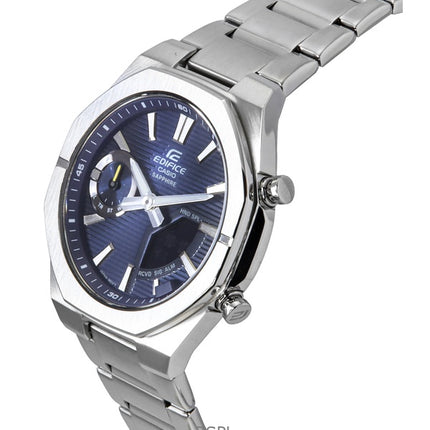 Casio Edifice Analog Digital Smartphone Link Blue Dial Tough Solar ECB-S10D-2A 100M Men's Watch