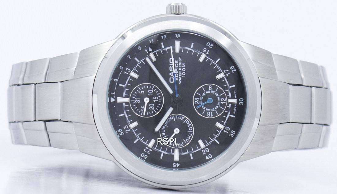 Casio Edifice Analog Three Dials EF-305D-1AV Mens Watch