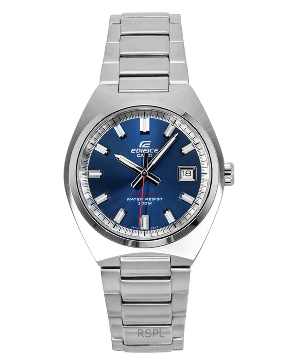 Casio Edifice Analog Stainless Steel Blue Dial Quartz EFB-109D-2AV 100M Men's Watch