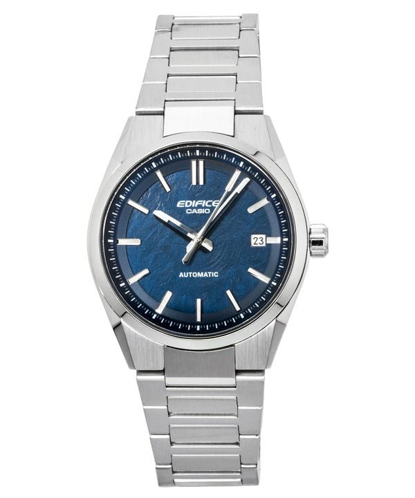 Casio Edifice Analog Blue Dial Stainless Steel Automatic EFK-110D-2A 100M Men's Watch