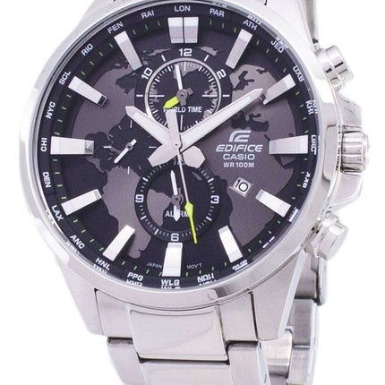 Casio Edifice EFR-303D-1AV World Map Quartz Men's Watch